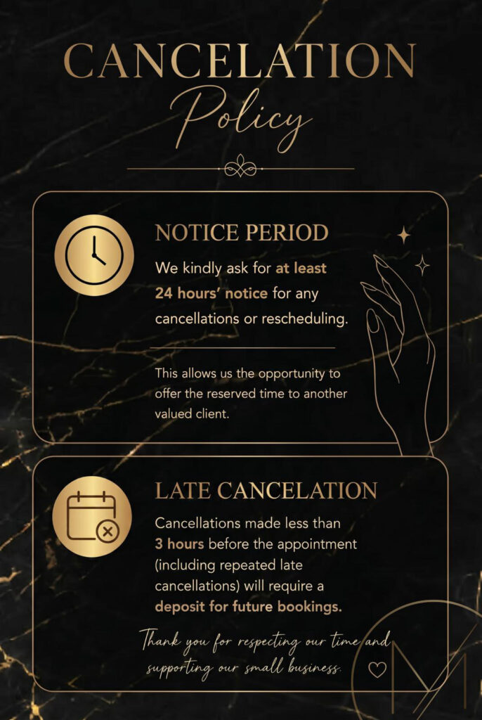 Cancellation Policy mlux